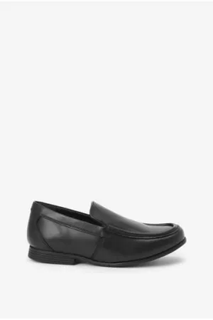 Next Black Leather Mens Loafer