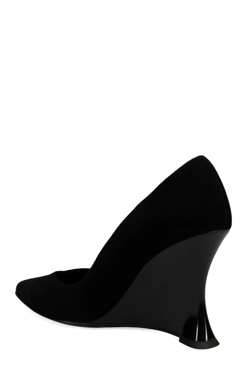 Nori Suede Wedge Pump