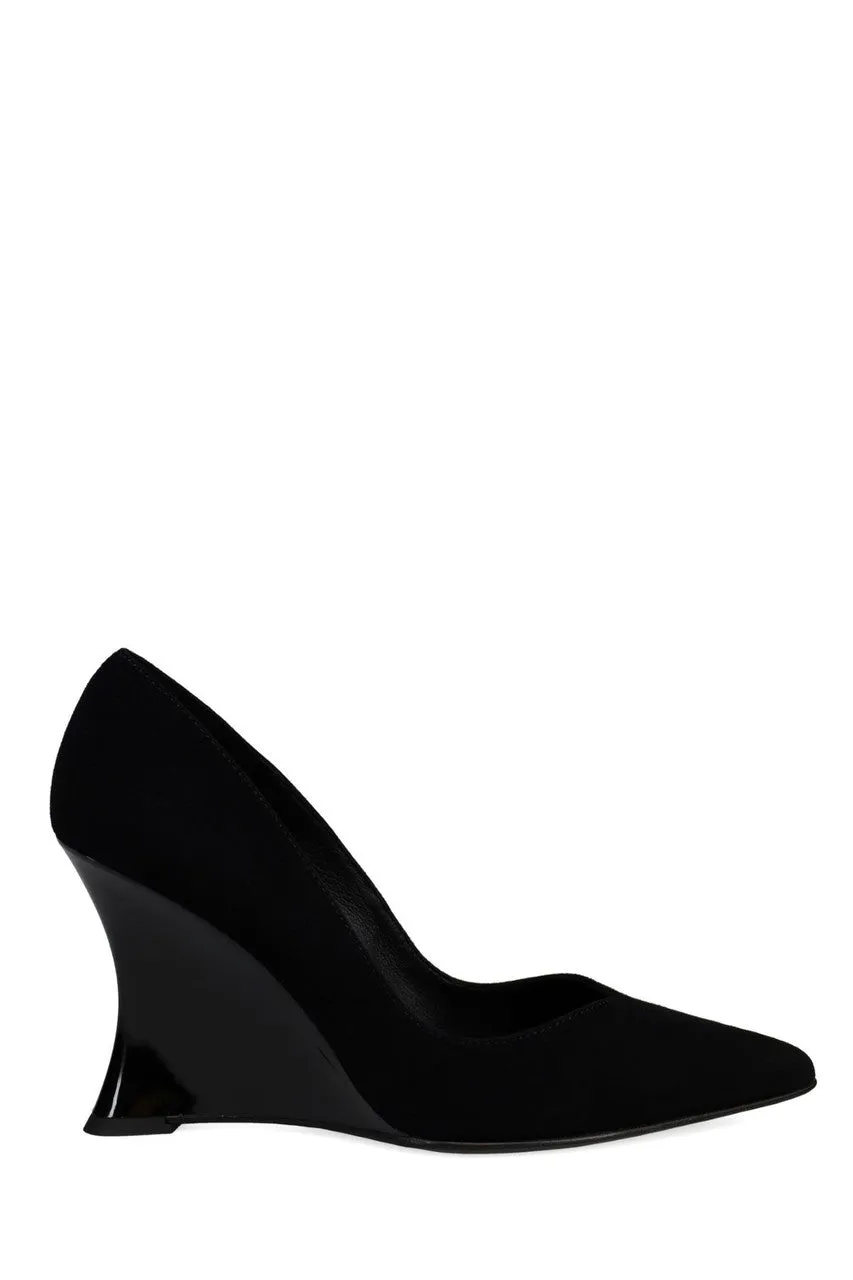Nori Suede Wedge Pump