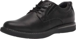 Nunn Bush Men's BAYRIDGE Plain Toe Lightweight Leather LACE-UP Oxford, Black, 11.5