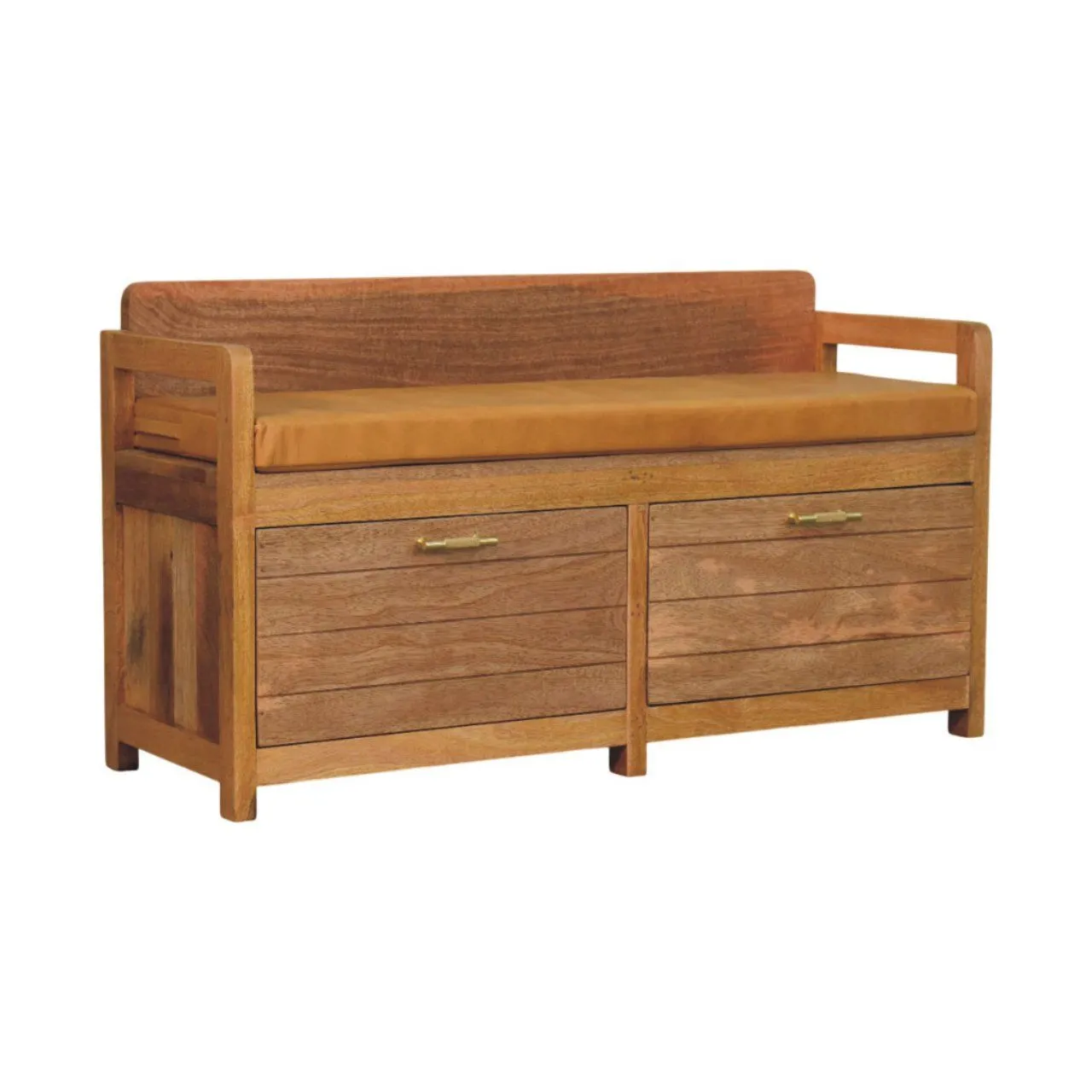 Oxford 2 Drawer Storage Bench - Beige