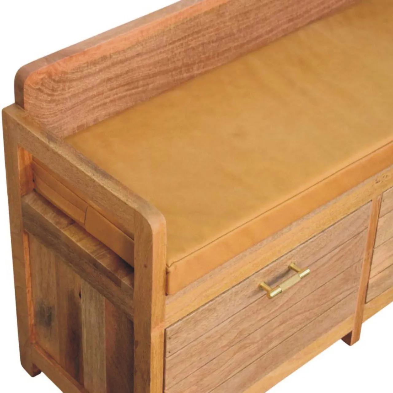 Oxford 2 Drawer Storage Bench - Beige