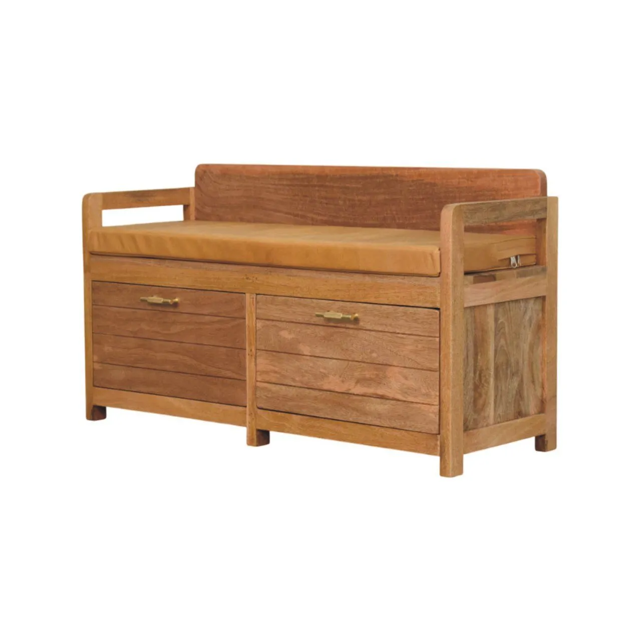 Oxford 2 Drawer Storage Bench - Beige