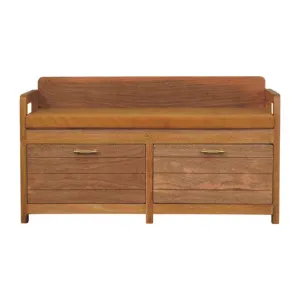 Oxford 2 Drawer Storage Bench - Beige