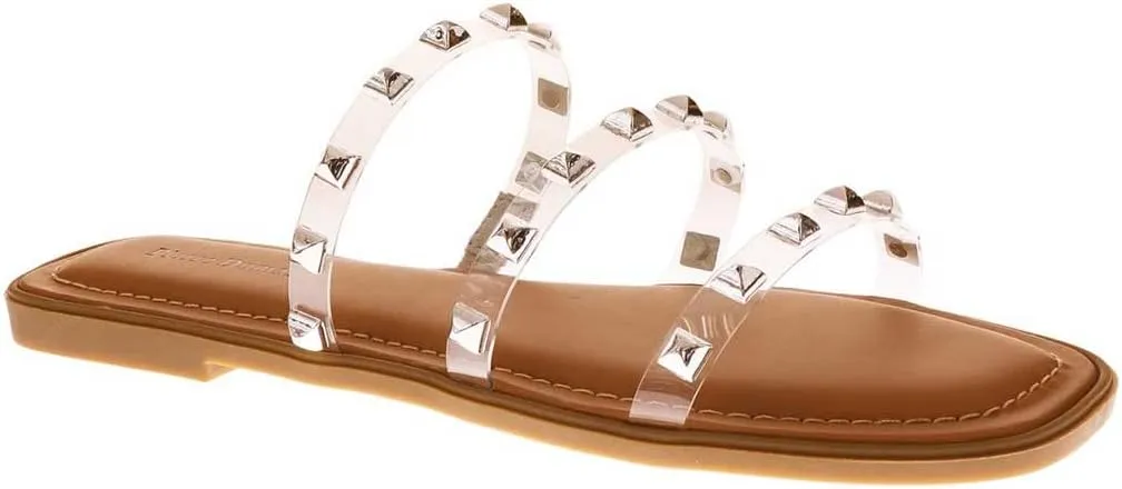 Pierre Dumas Women's Empress-6 Slide Studded Open Toe Sandal