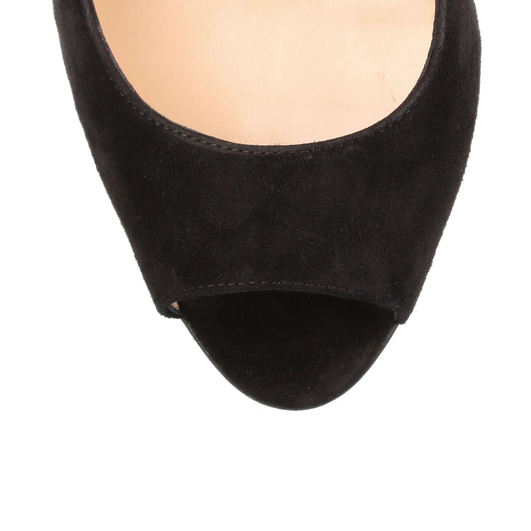 Pijonina 100 black suede pump