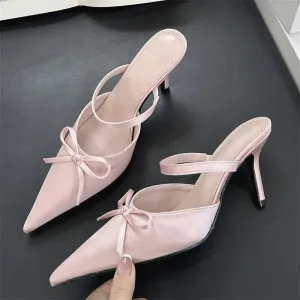 Pointed Toe Thin Heels Pump Shoes