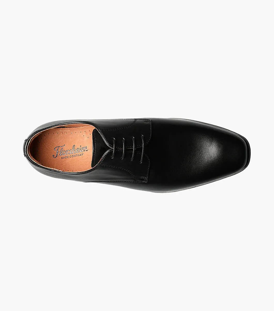 Postino Plain Toe Oxford- Black Smooth | Florsheim