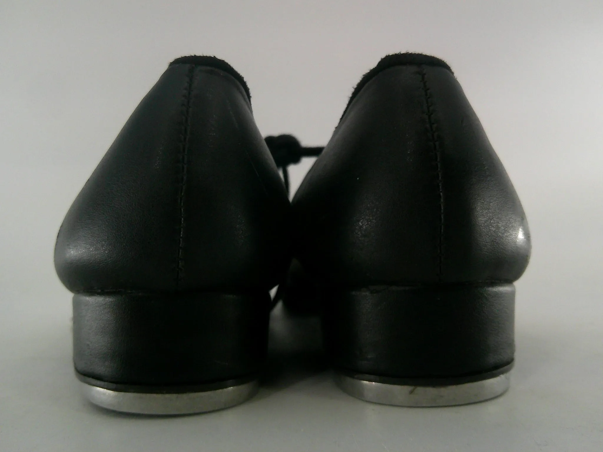 Pre-Owned Tap Shoes SoDanca Adult 9M Oxford Leather Lace Up Student