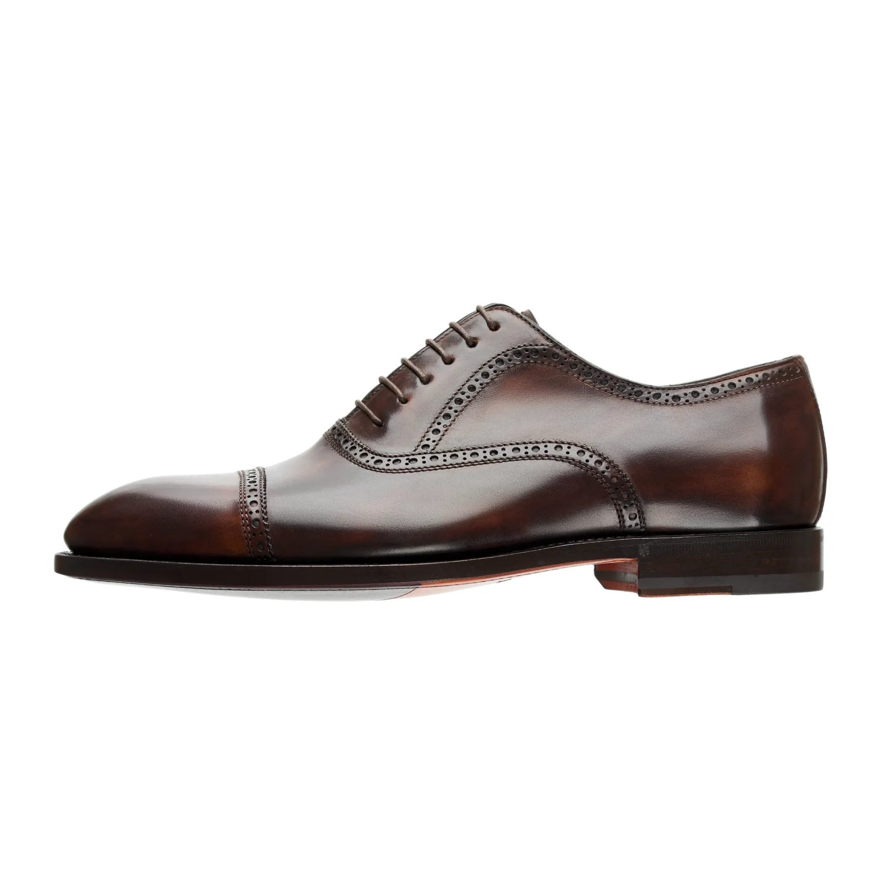 "Bellantonio" Six-Eyelet Oxford with Hand-Stitched Details