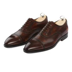 "Bellantonio" Six-Eyelet Oxford with Hand-Stitched Details