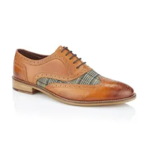 "Leven" Oxford Tan/Tweed