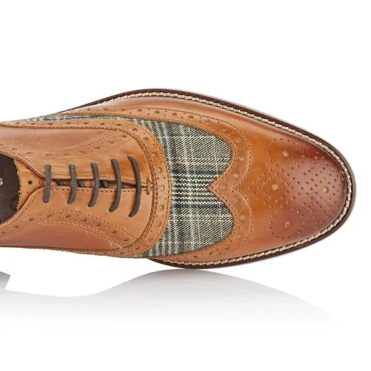 "Leven" Oxford Tan/Tweed