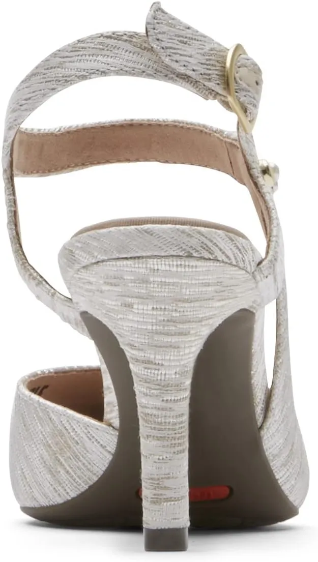 Rockport Women's Total Motion 75mmpth Cross Strap Pump