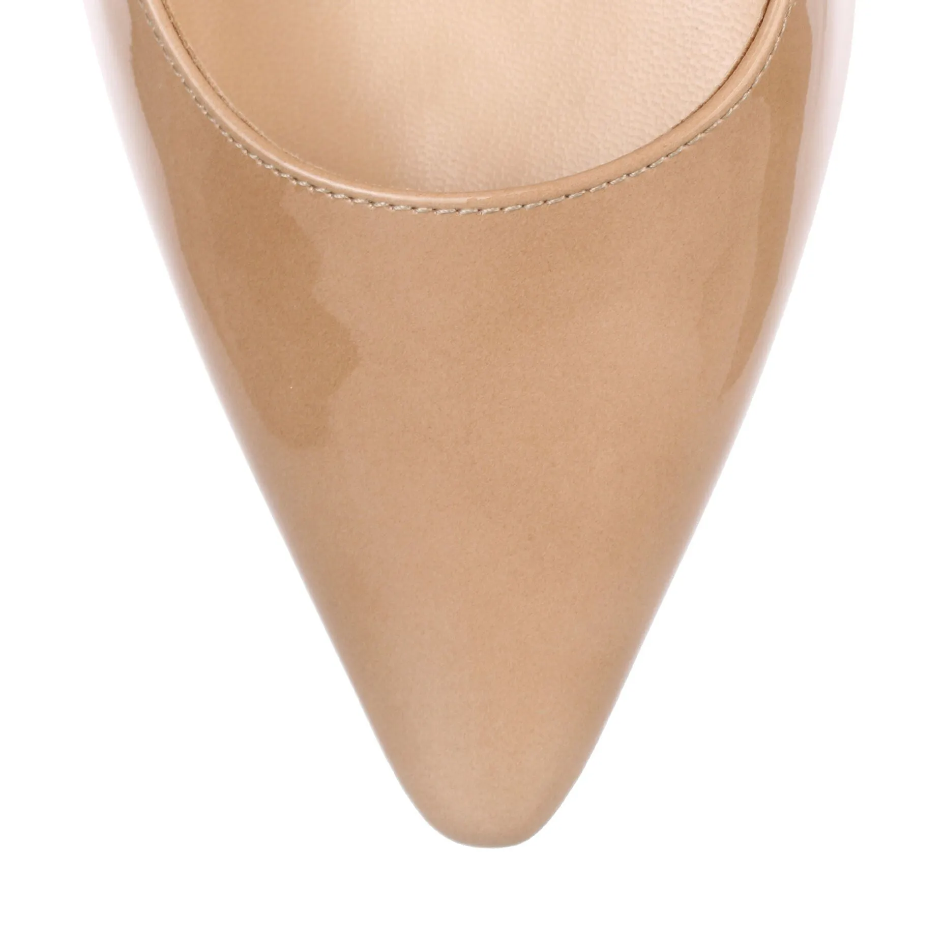 Romy 100 patent beige pump