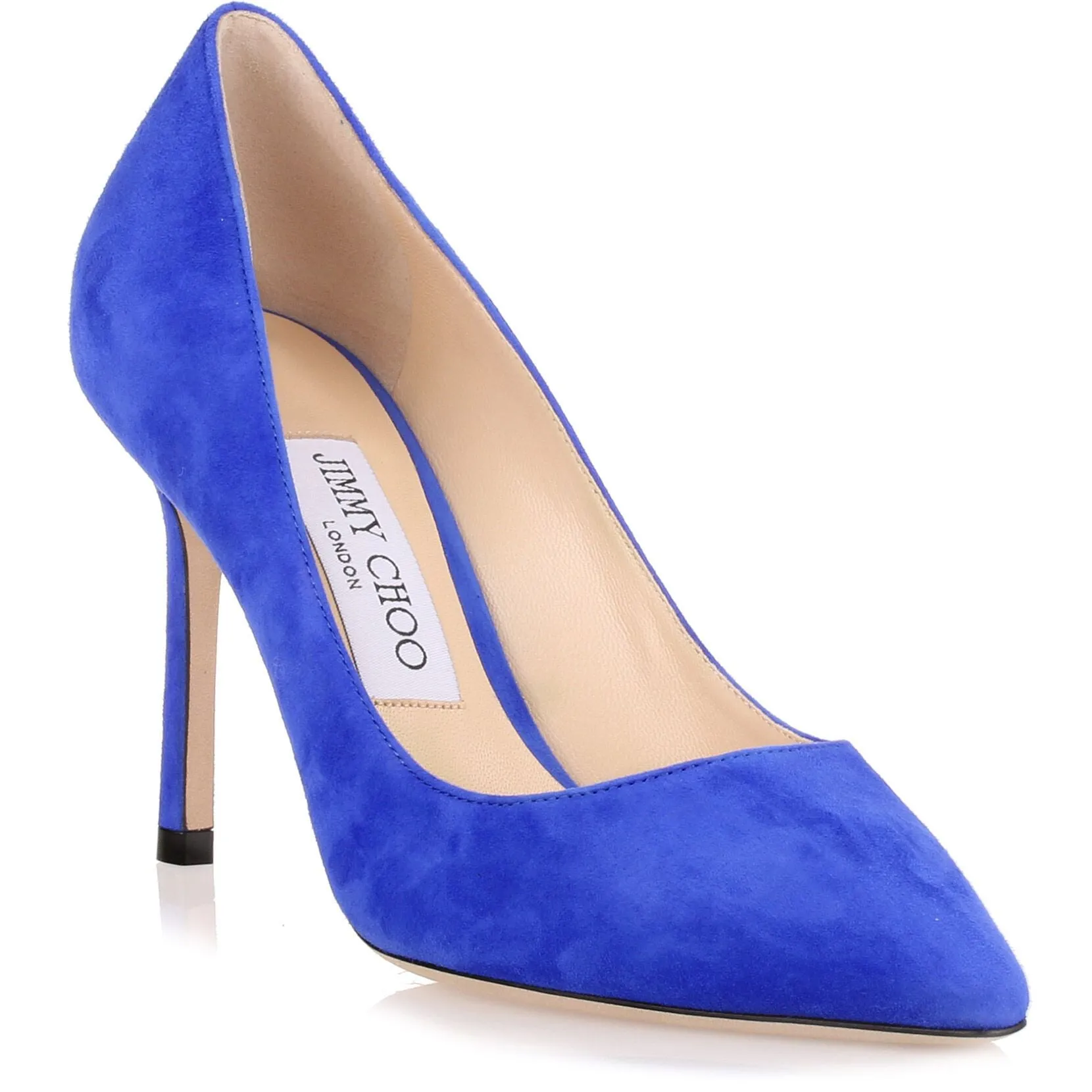 Romy 85 blue suede pump