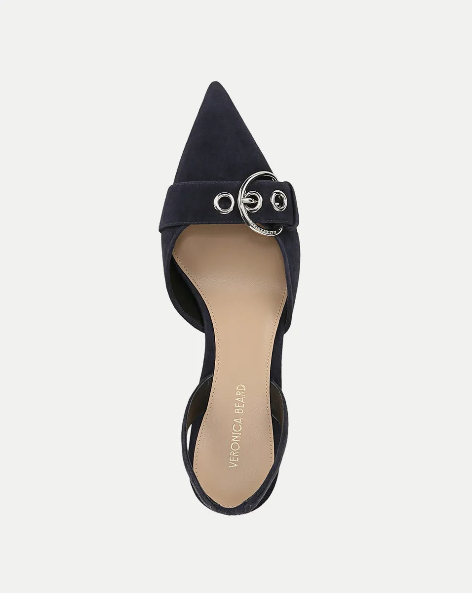 Roxy Suede Slingback Pump