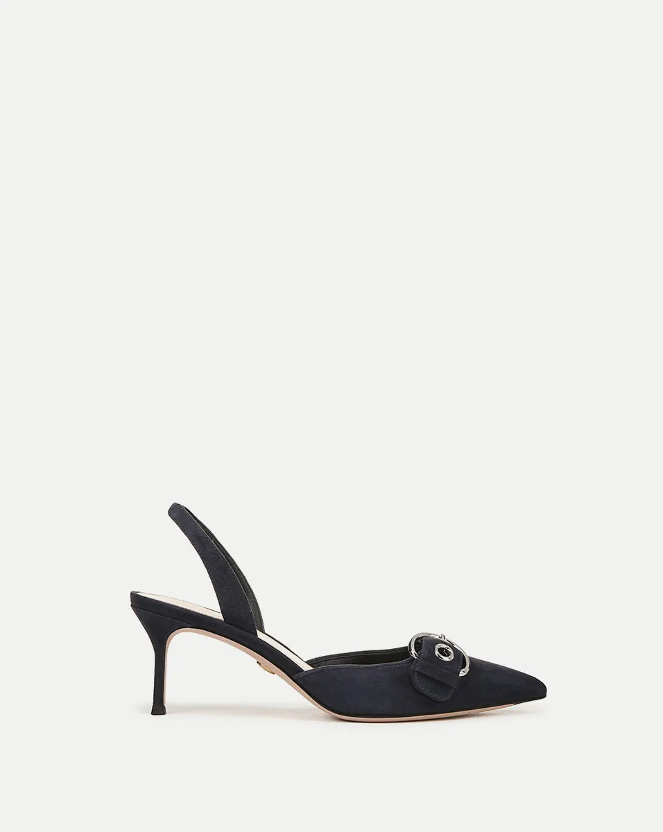 Roxy Suede Slingback Pump