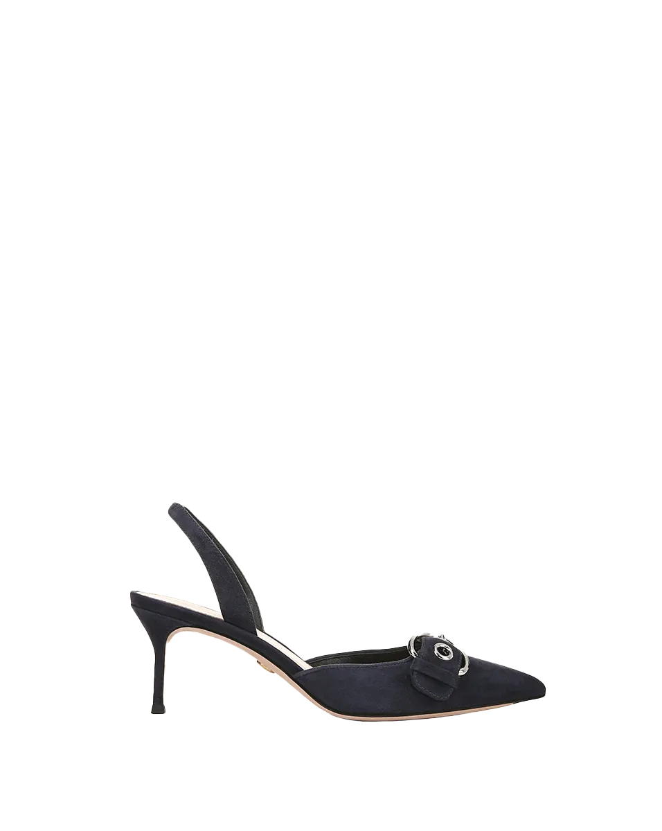 Roxy Suede Slingback Pump