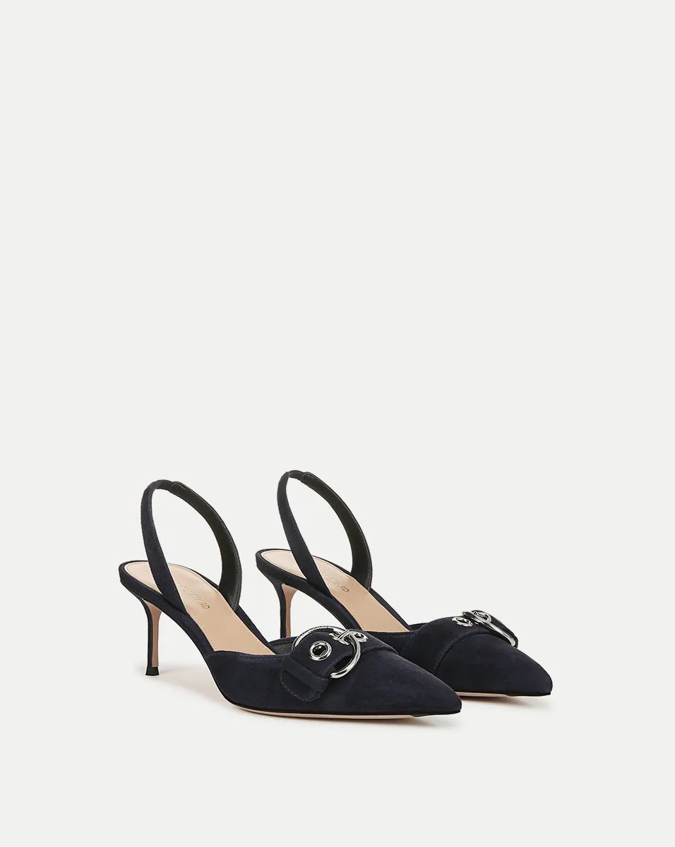Roxy Suede Slingback Pump