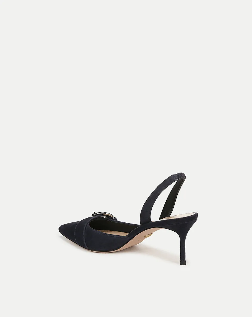 Roxy Suede Slingback Pump