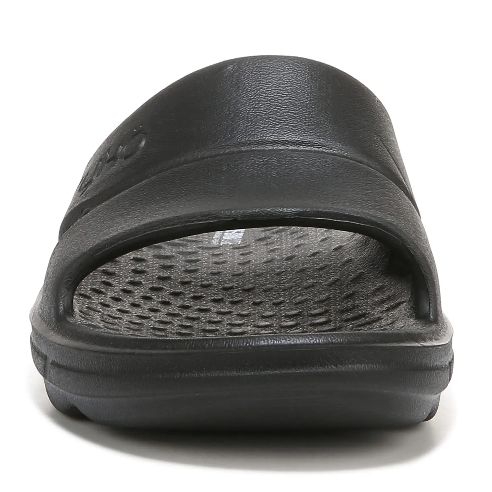 Ryka Womens Restore Recovery Slide Sandal, Black, 8 US