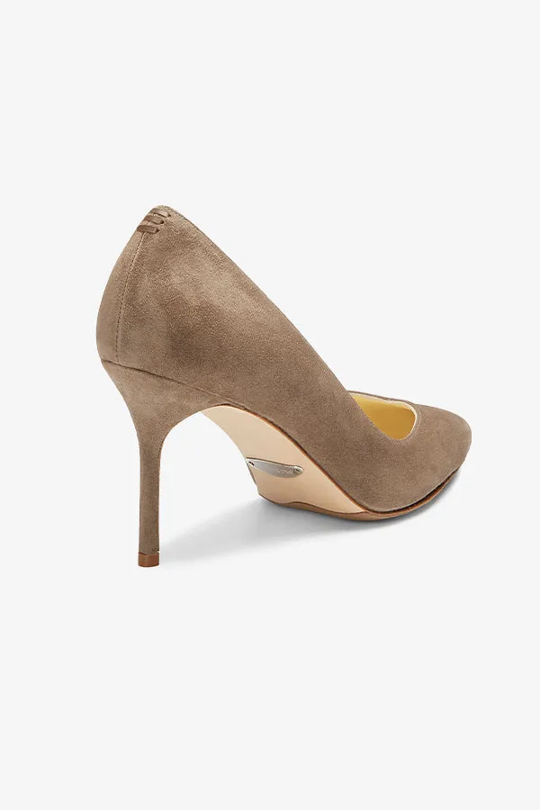 Sarah Flint Perfect Pump 85 :: Taupe Suede