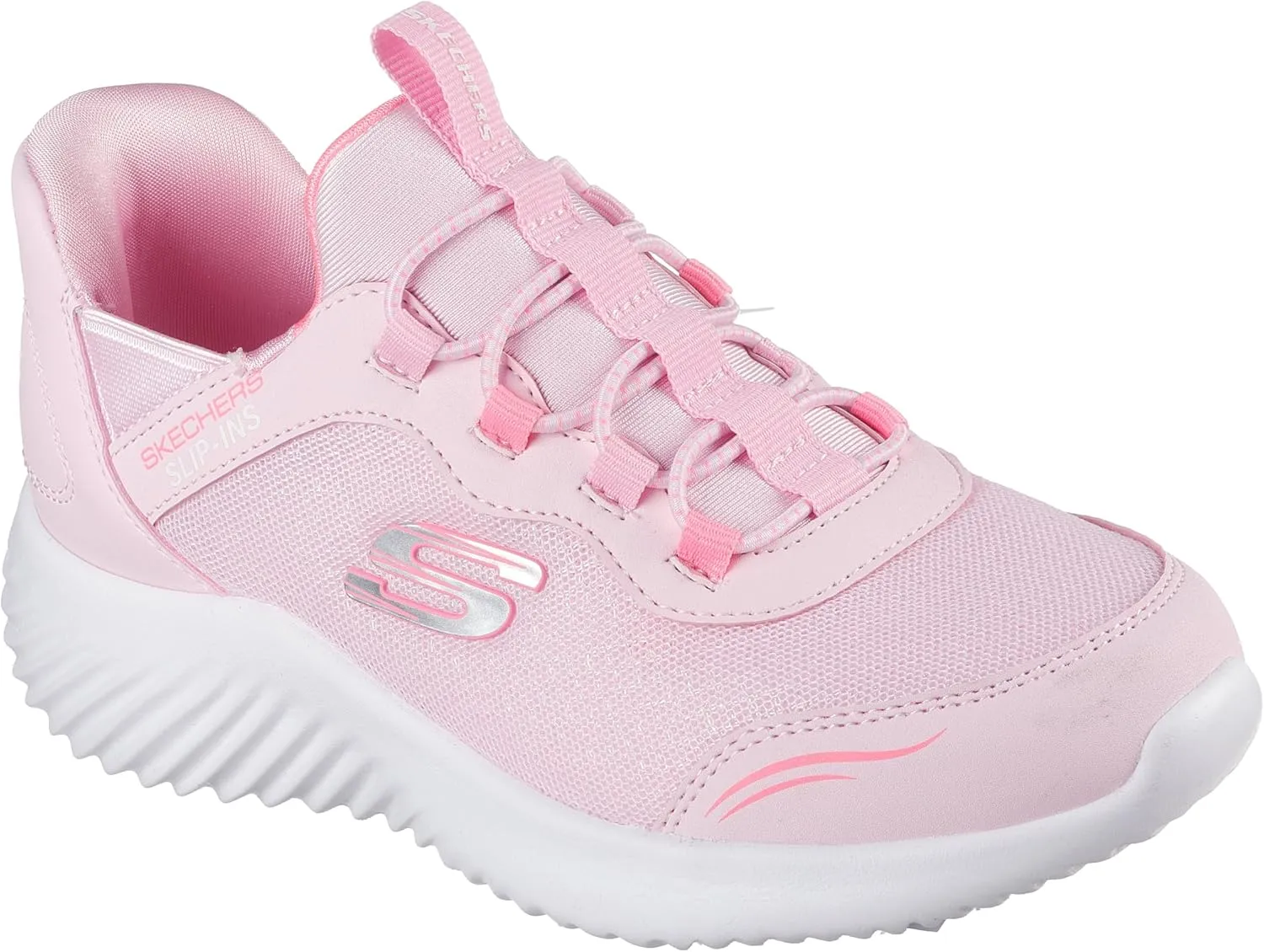 Skechers Girl's Bounder-Simple Cute Sneaker