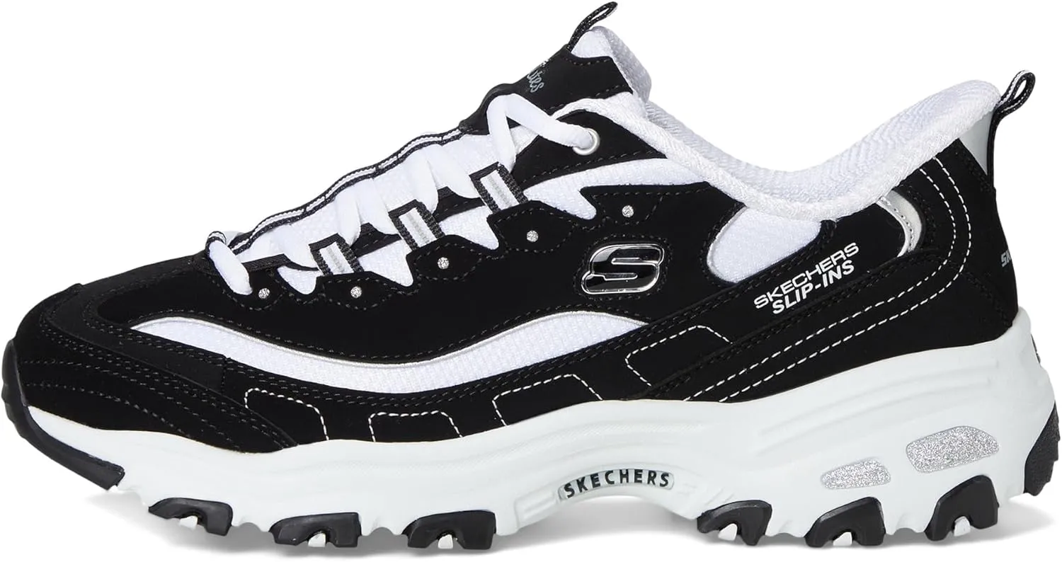 Skechers Women's D'Lites Fan Girl Hands Free Slip-ins Sneaker