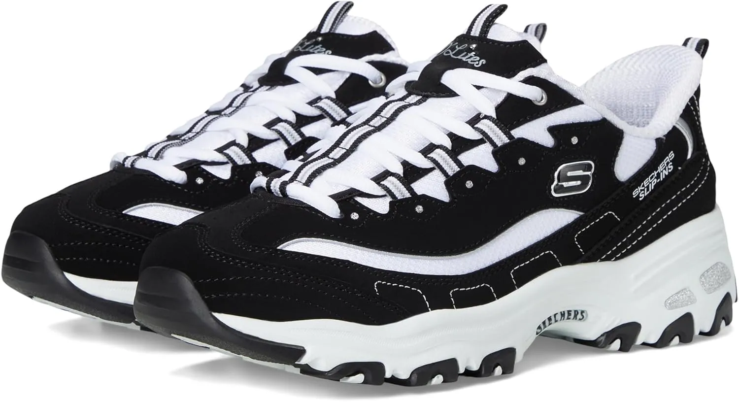 Skechers Women's D'Lites Fan Girl Hands Free Slip-ins Sneaker