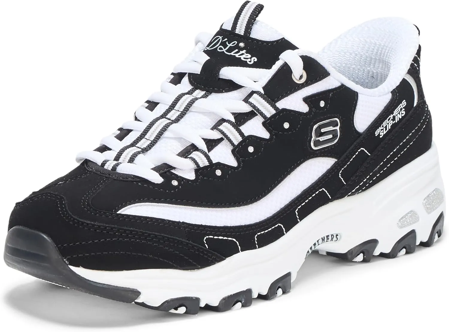 Skechers Women's D'Lites Fan Girl Hands Free Slip-ins Sneaker