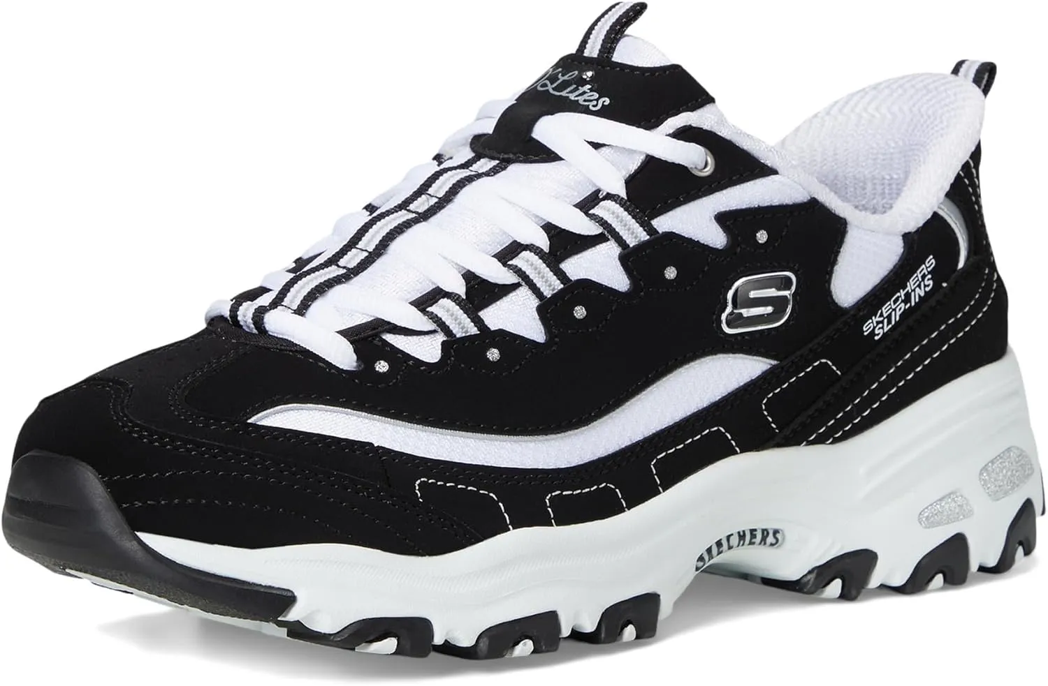 Skechers Women's D'Lites Fan Girl Hands Free Slip-ins Sneaker