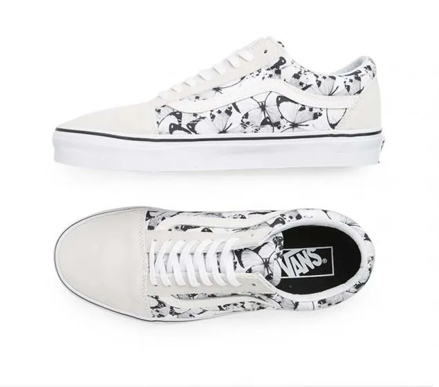 SKOOL VANS WHITE BLACK OLD TRUE (BUTTERFLY) | | Fast dispatch Best price