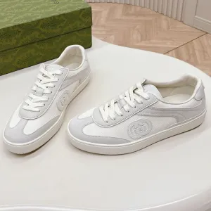 SNEAKER Free shipping G WHITE MESH IN INTERLOCKING AND WITH SUEDE Free gift with purchase Gucci