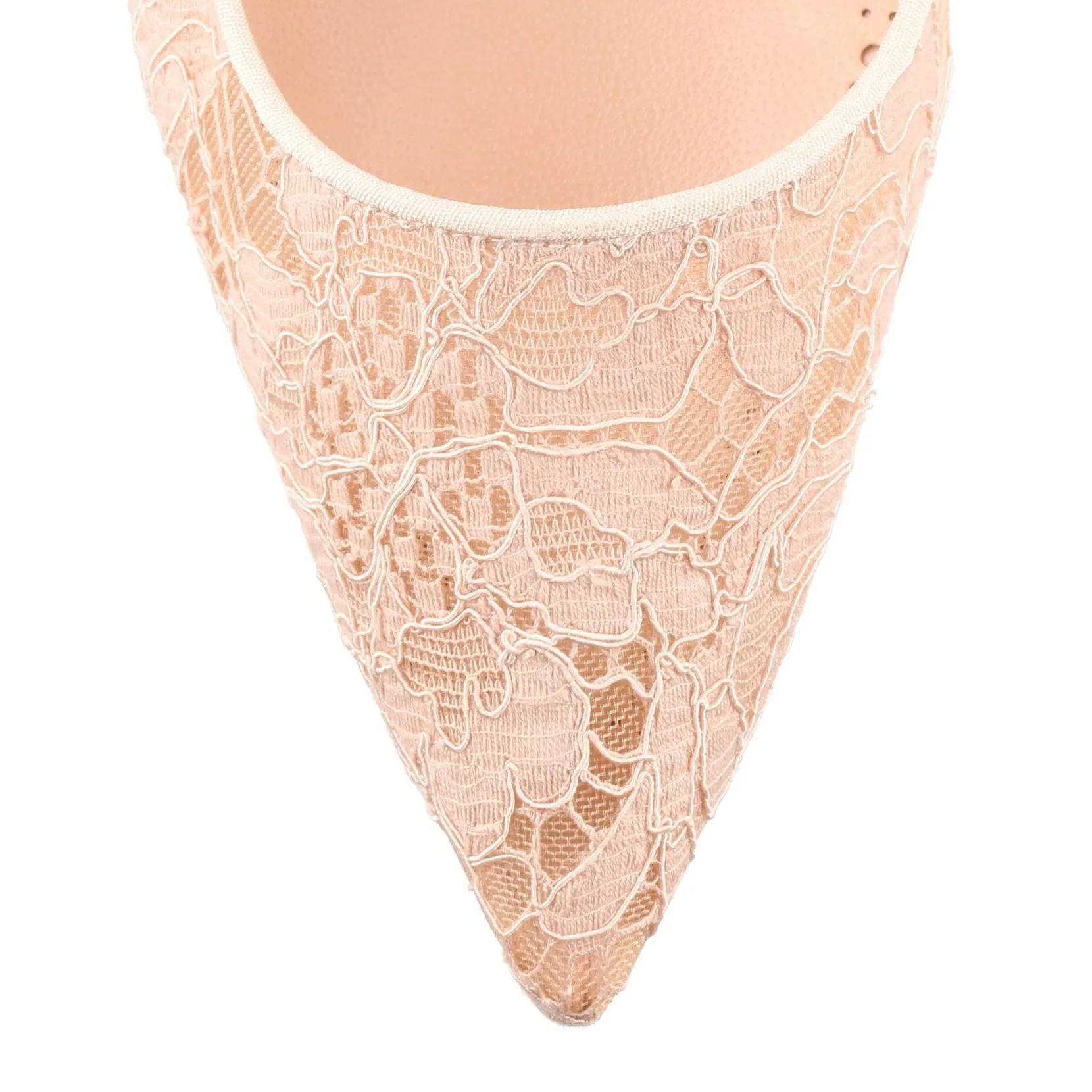 Sophia 90 powder lace pump