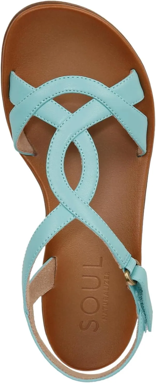 SOUL Naturalizer Women's Solo Ankle Strap Casual Sandal