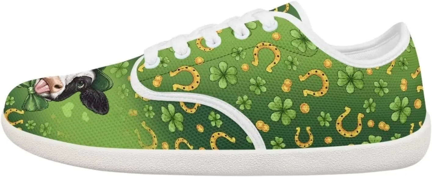 St. Patrick's Day Women's Leisure Shoes Business Flat Walking Sneakers Travel Work Business Loafer