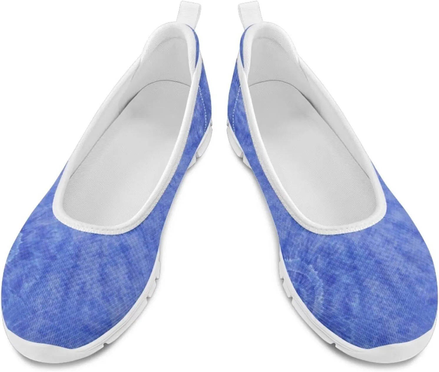 SYtrade Women Slip On Loafers Summer Art Travel Sneakers White Sole
