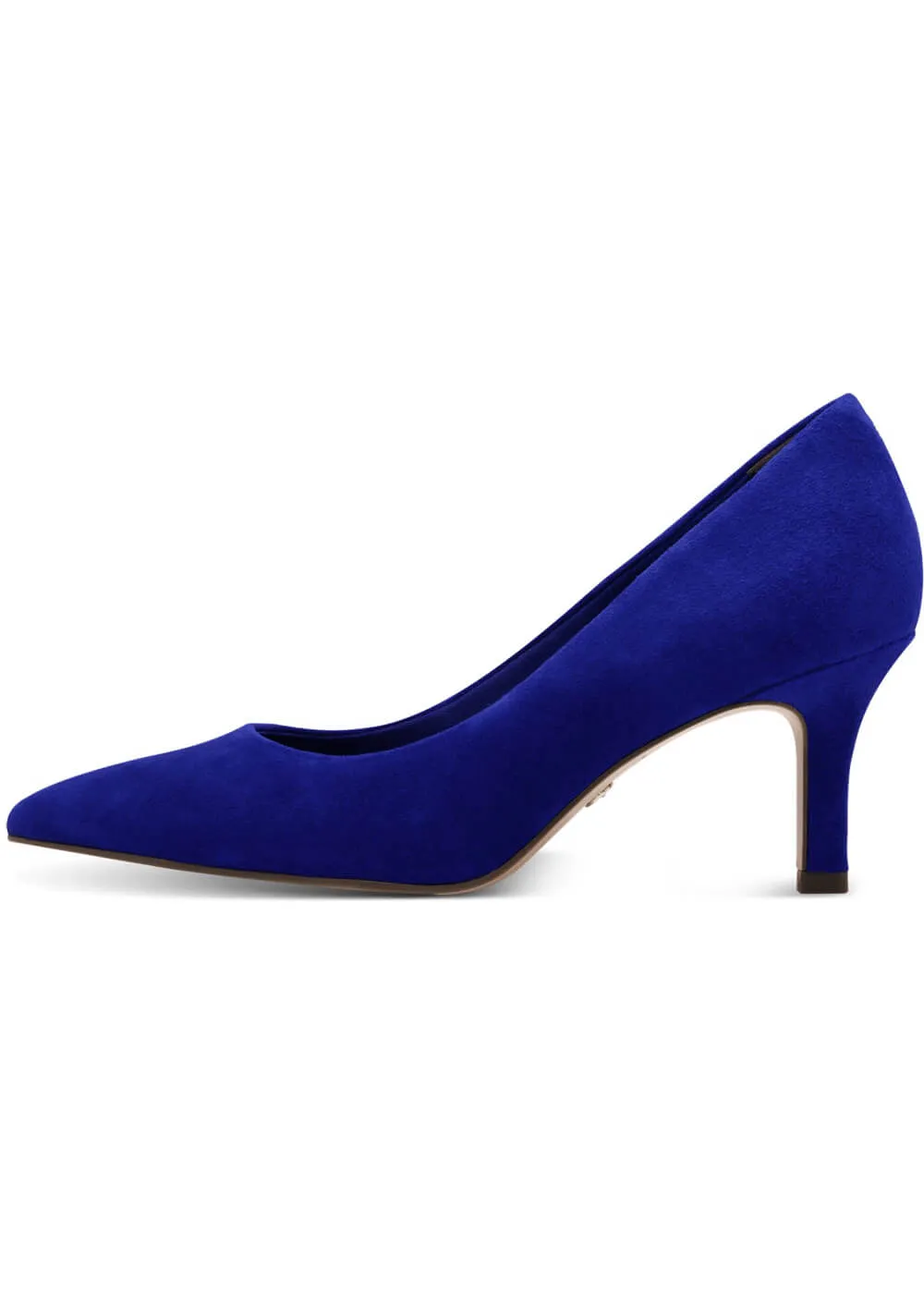 Tamaris Carrie Leren Pumps Koningsblauw