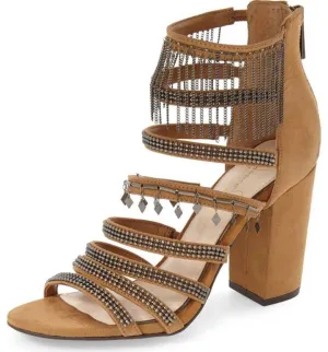 Tassels Reliable customer service Jessica Flawless Honey Katalena Open Toe Chain Sandals Brown Simpson Charms