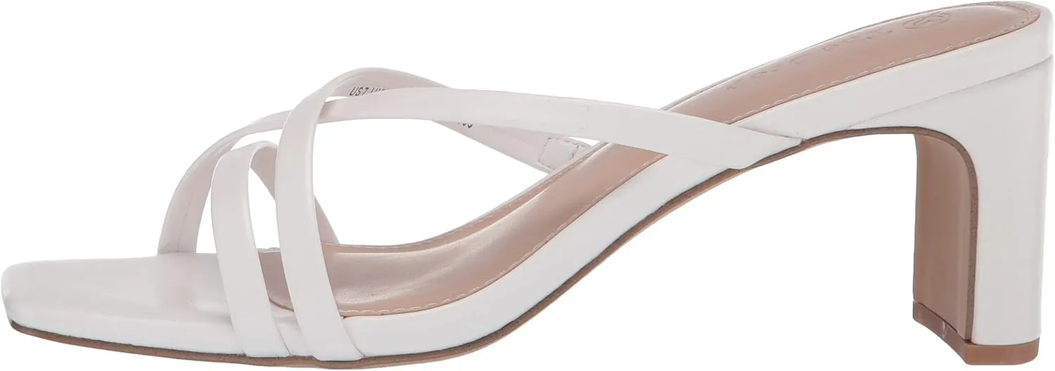 The Drop Women's Amelie Strappy Square Toe Heeled Sandal