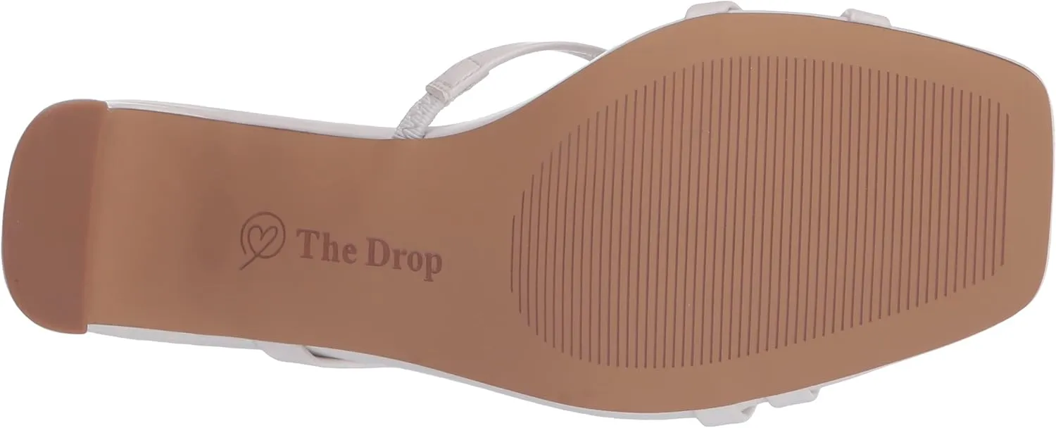 The Drop Women's Amelie Strappy Square Toe Heeled Sandal