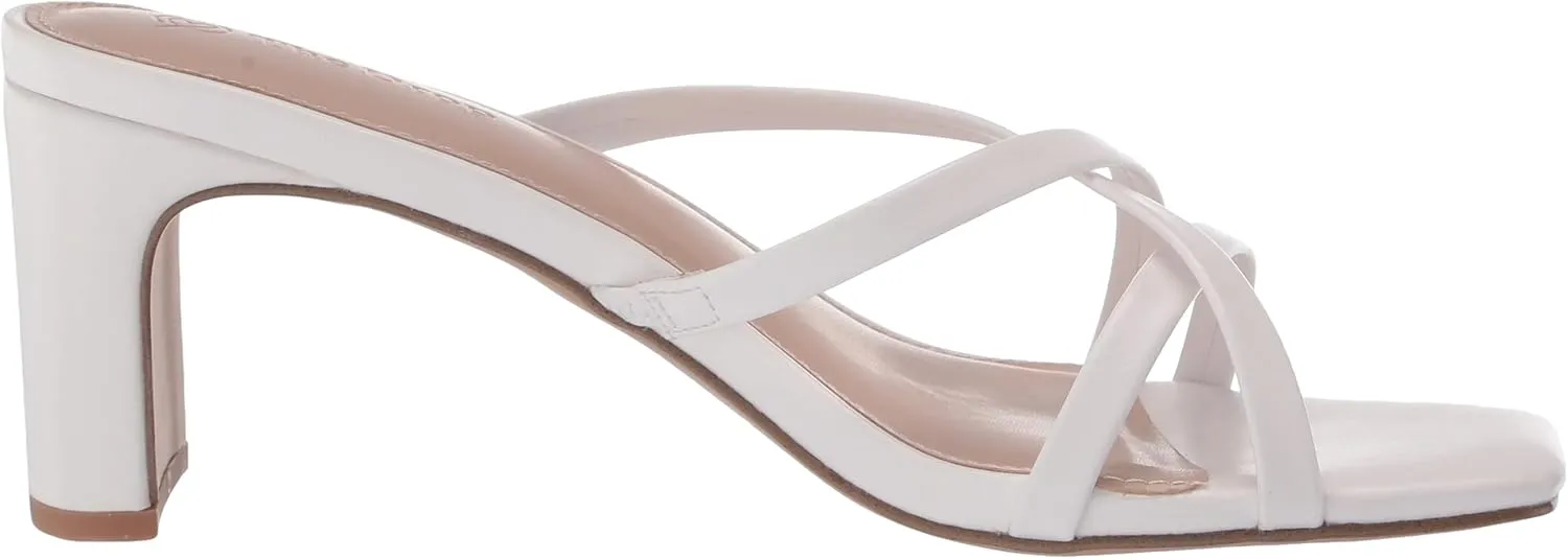 The Drop Women's Amelie Strappy Square Toe Heeled Sandal