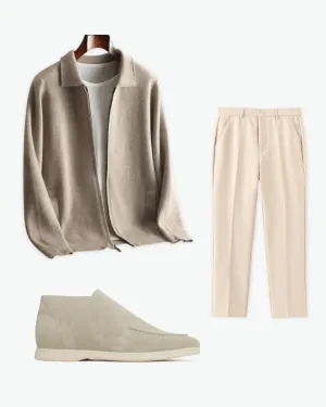 Thomas | Casual Sweater and Pant set with Loafer