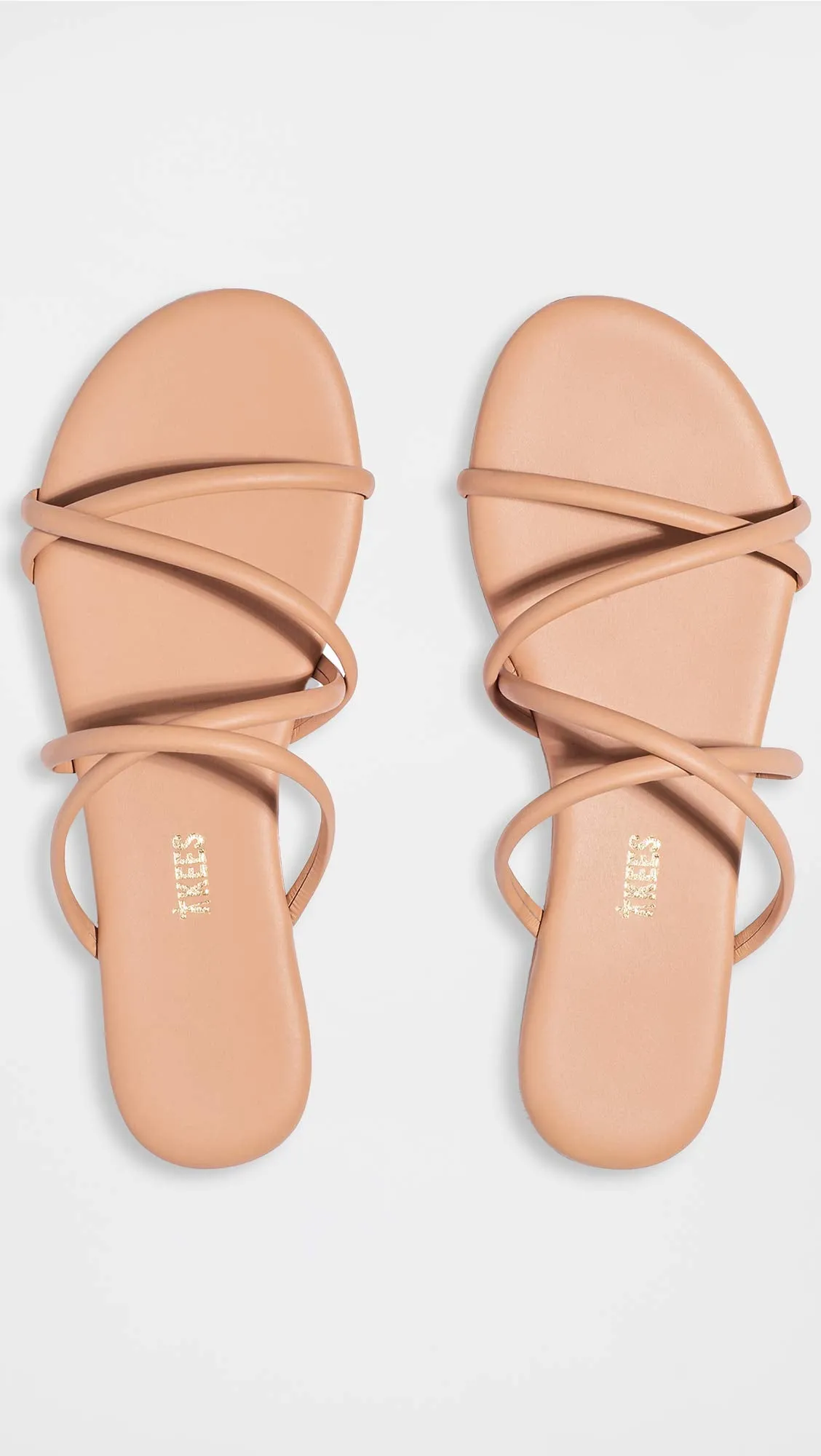 TKEES Women's Sloan Slides, Nude, Tan, 6 Medium US
