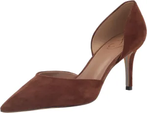 Toasted Heel Pointed Leather Pumps Slip Mid Sam On Winter savings Edelman Toe Shoes Robust Viv Coconut
