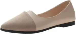 Toe Ballet Splice Flat Color Fashion Pointed Women Shoes On Ballerina Slip Women's sandals Womens Slide Sandal