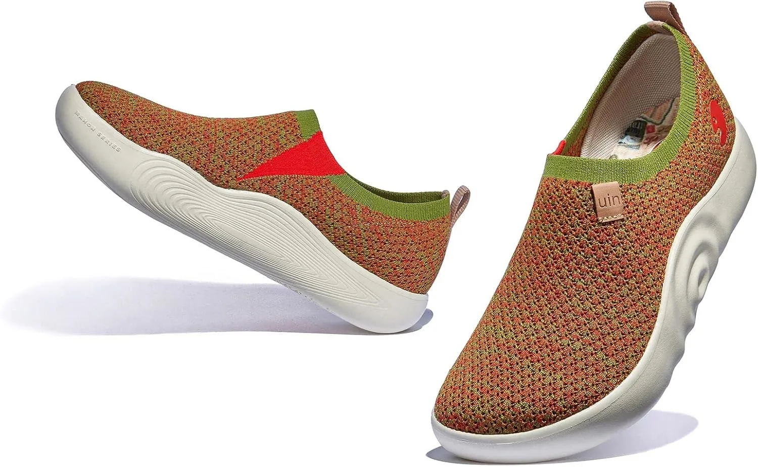 UIN Women's Walking Shoes Art Travel Slip On Casual Lightweight Fashion Sneaker Toledo Ⅹ