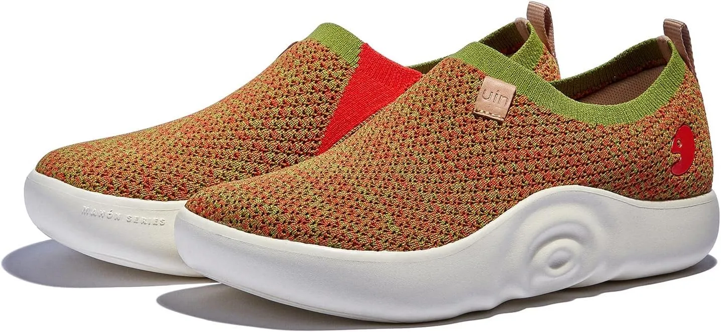 UIN Women's Walking Shoes Art Travel Slip On Casual Lightweight Fashion Sneaker Toledo Ⅹ