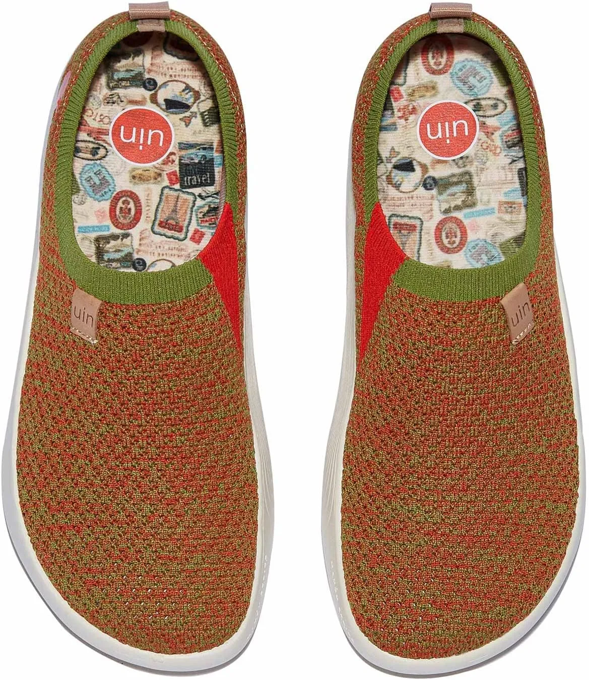 UIN Women's Walking Shoes Art Travel Slip On Casual Lightweight Fashion Sneaker Toledo Ⅹ
